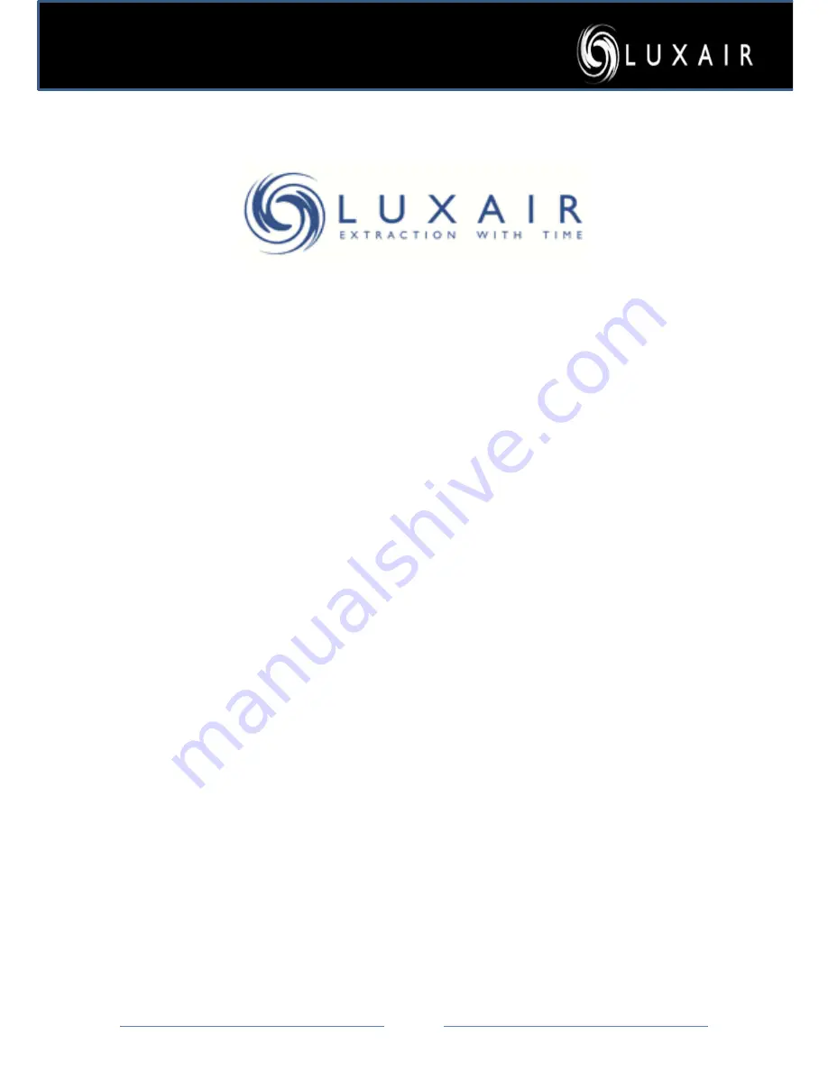 Luxair CVD Series Operating & Installation Instructions Manual Download Page 32