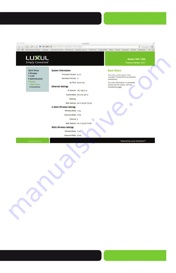 Luxul XAP-1500 User Manual Download Page 25