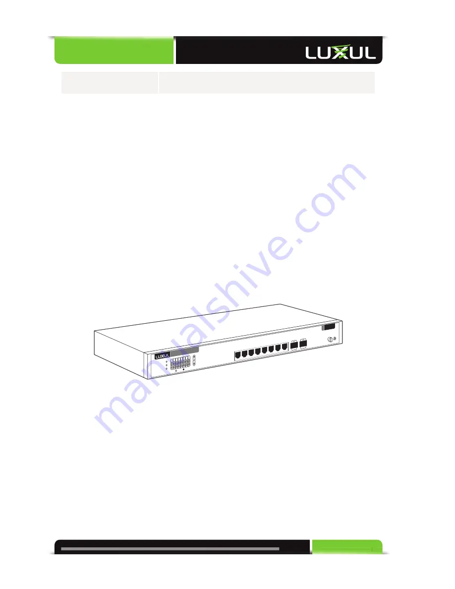 Luxul XMS-1008P User Manual Download Page 7