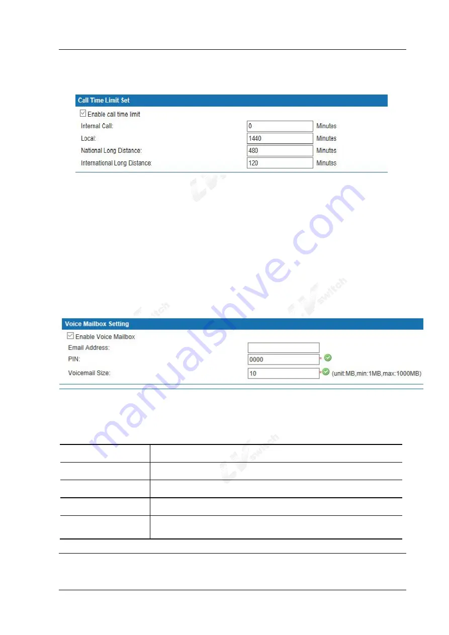 LV switch IPPBX8000 User Manual Download Page 79