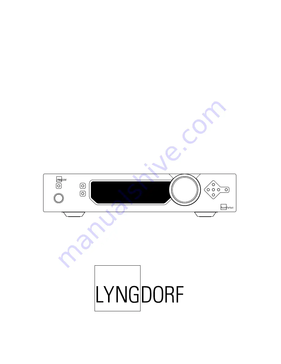 Lyngdorf DPA-1 Owner'S Manual Download Page 1