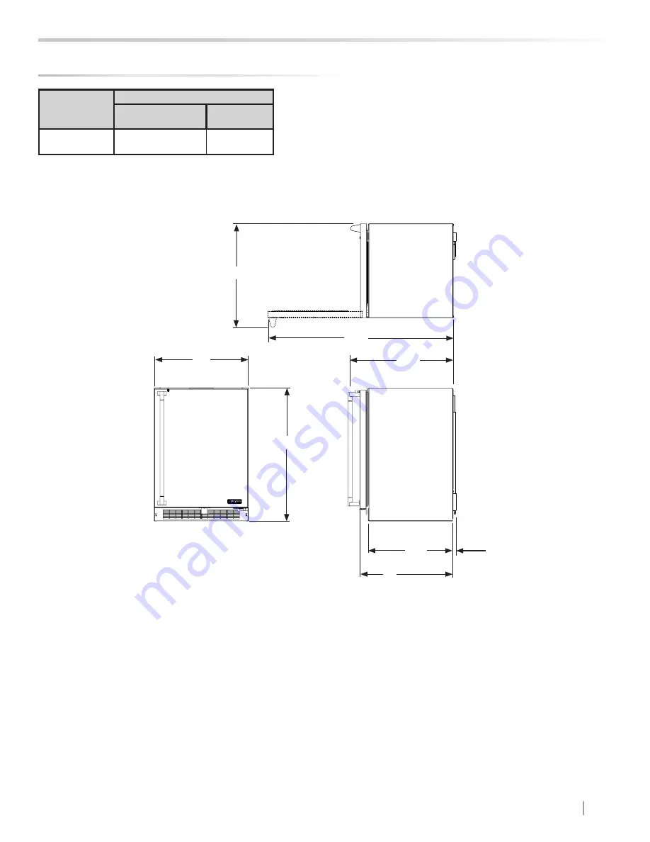 Lynx LM24REFC Care & Use/Installation Manual Download Page 9