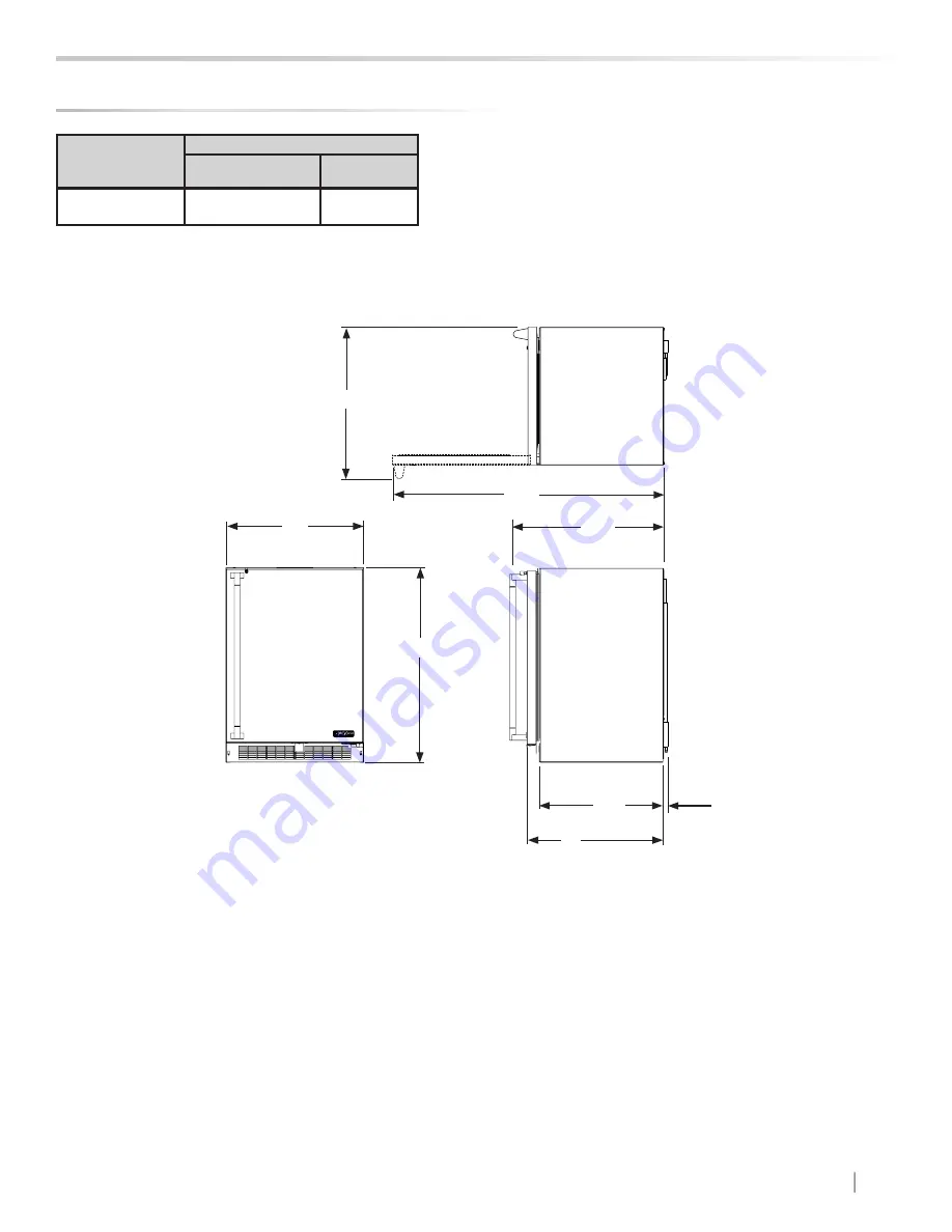 Lynx LM24REFC Care & Use/Installation Manual Download Page 57