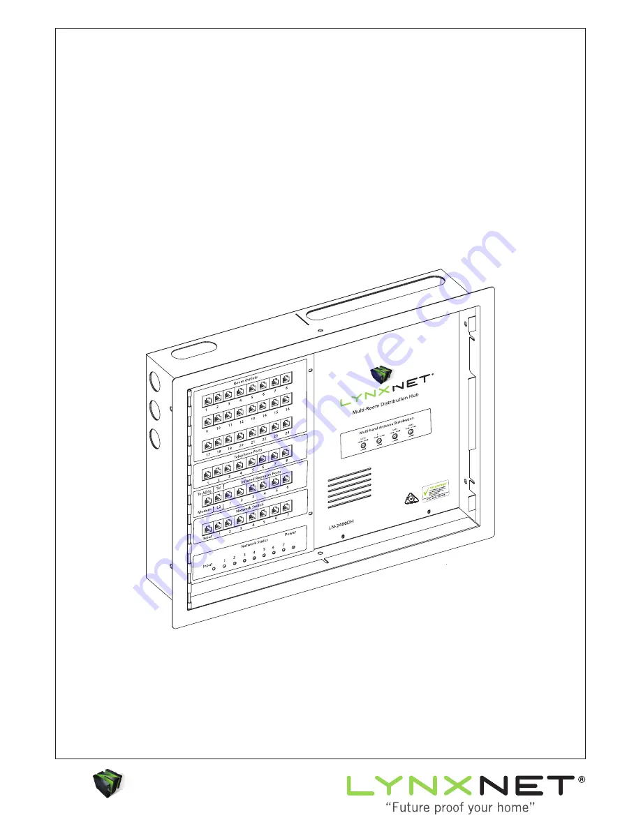 LynxNet LN-2400DH Installation Manual Download Page 1