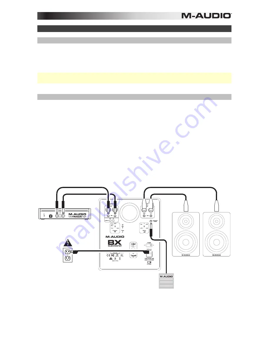 M-Audio BX User Manual Download Page 7