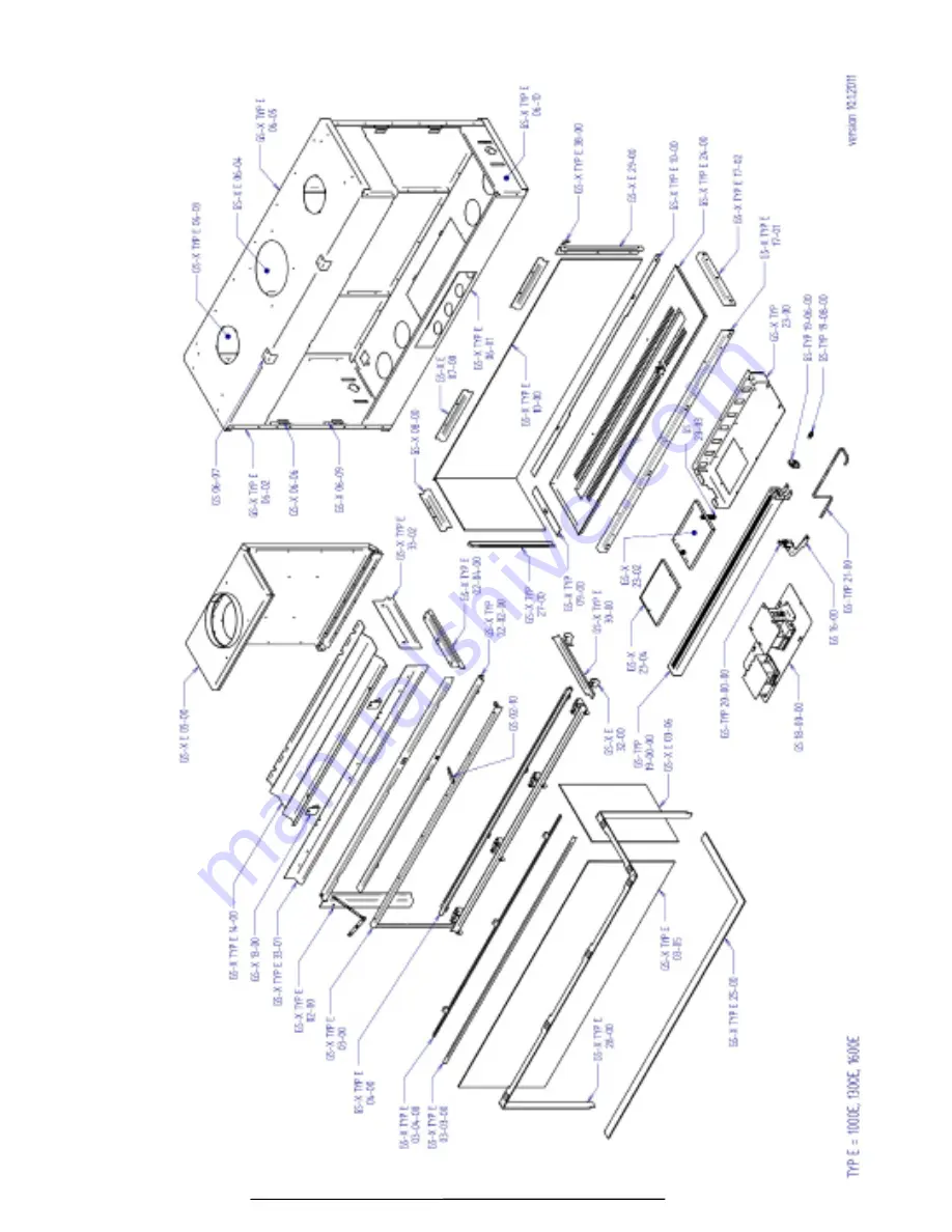 M Design LUNA 1000 CL Gold Gas Instructions For Installation And Use Manual Download Page 49