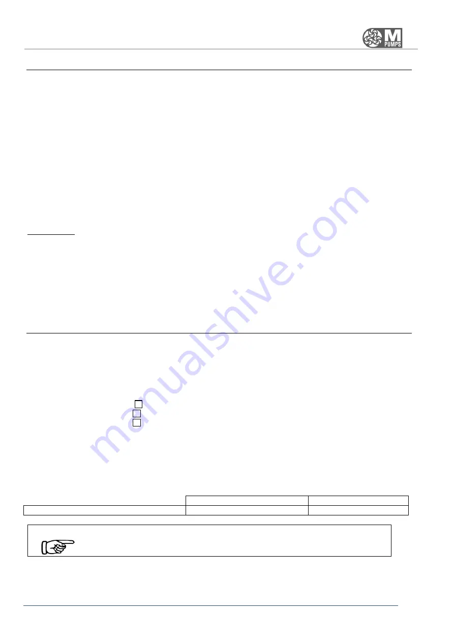 M Pumps V MODULAR Series User Manual Download Page 7