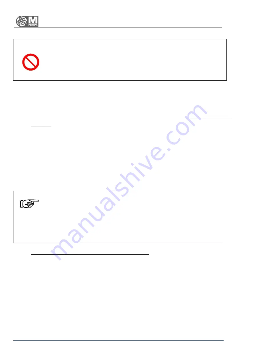 M Pumps V MODULAR Series User Manual Download Page 10