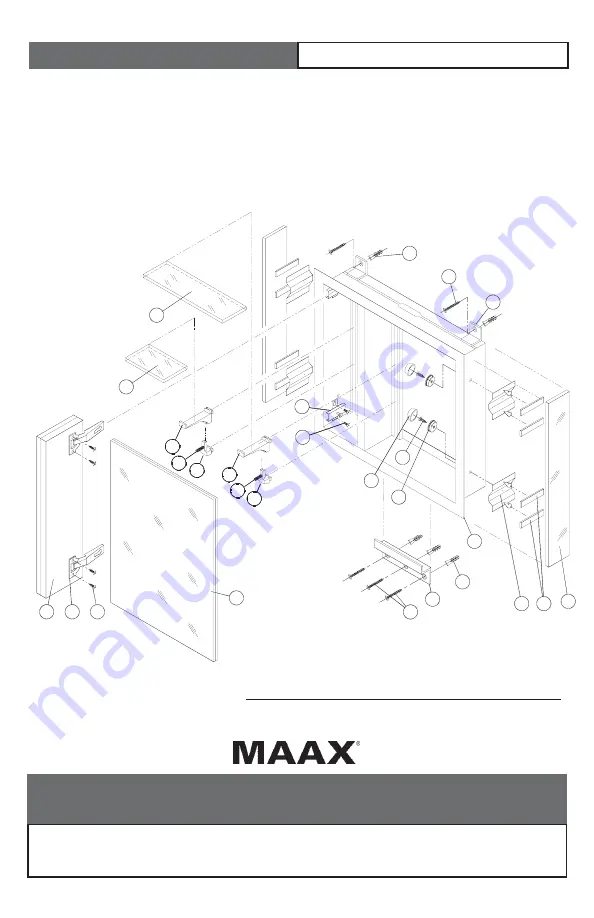 MAAX 124901 Скачать руководство пользователя страница 1