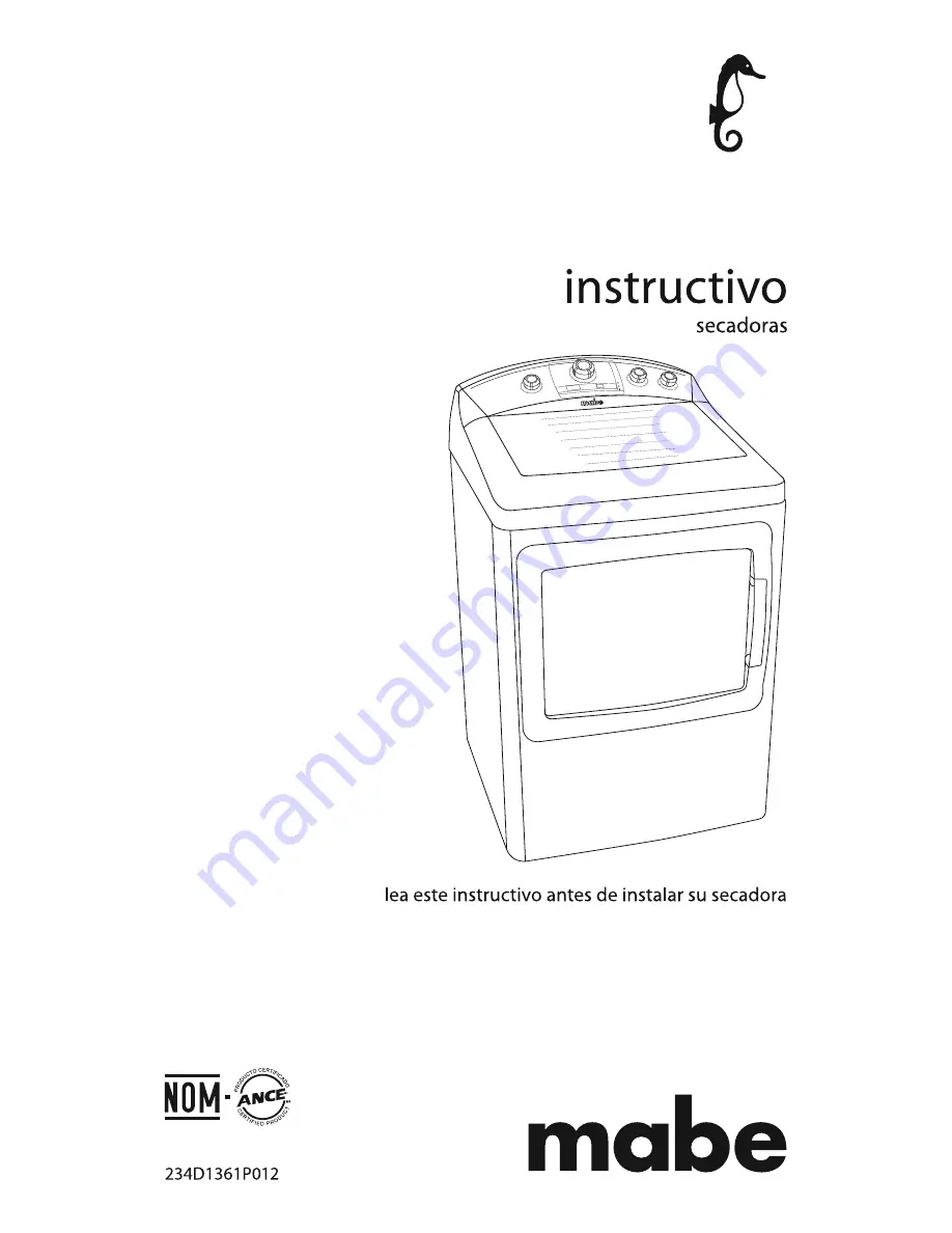 mabe SMV630DEWWY00 Manual Download Page 1