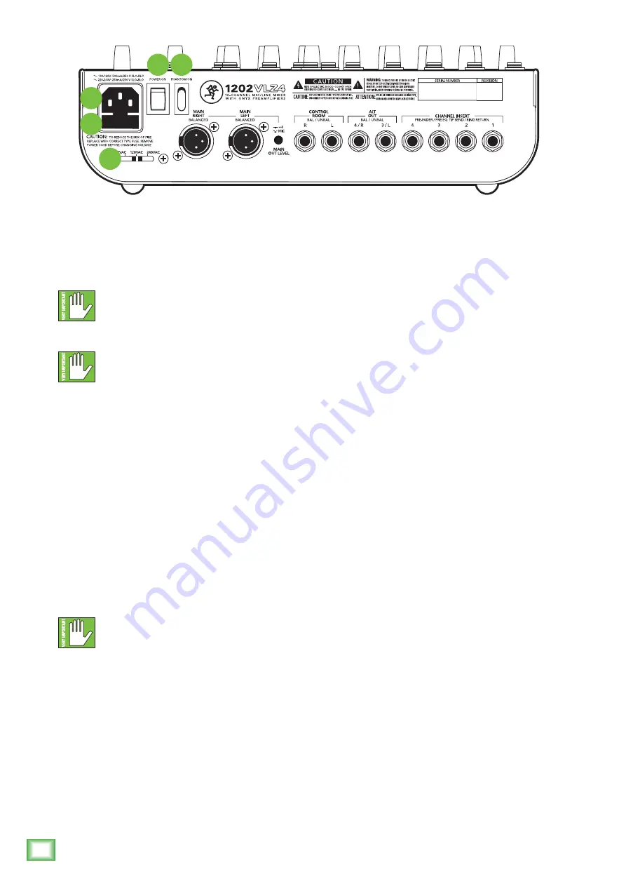 Mackie 1202VLZ4 Owner'S Manual Download Page 12