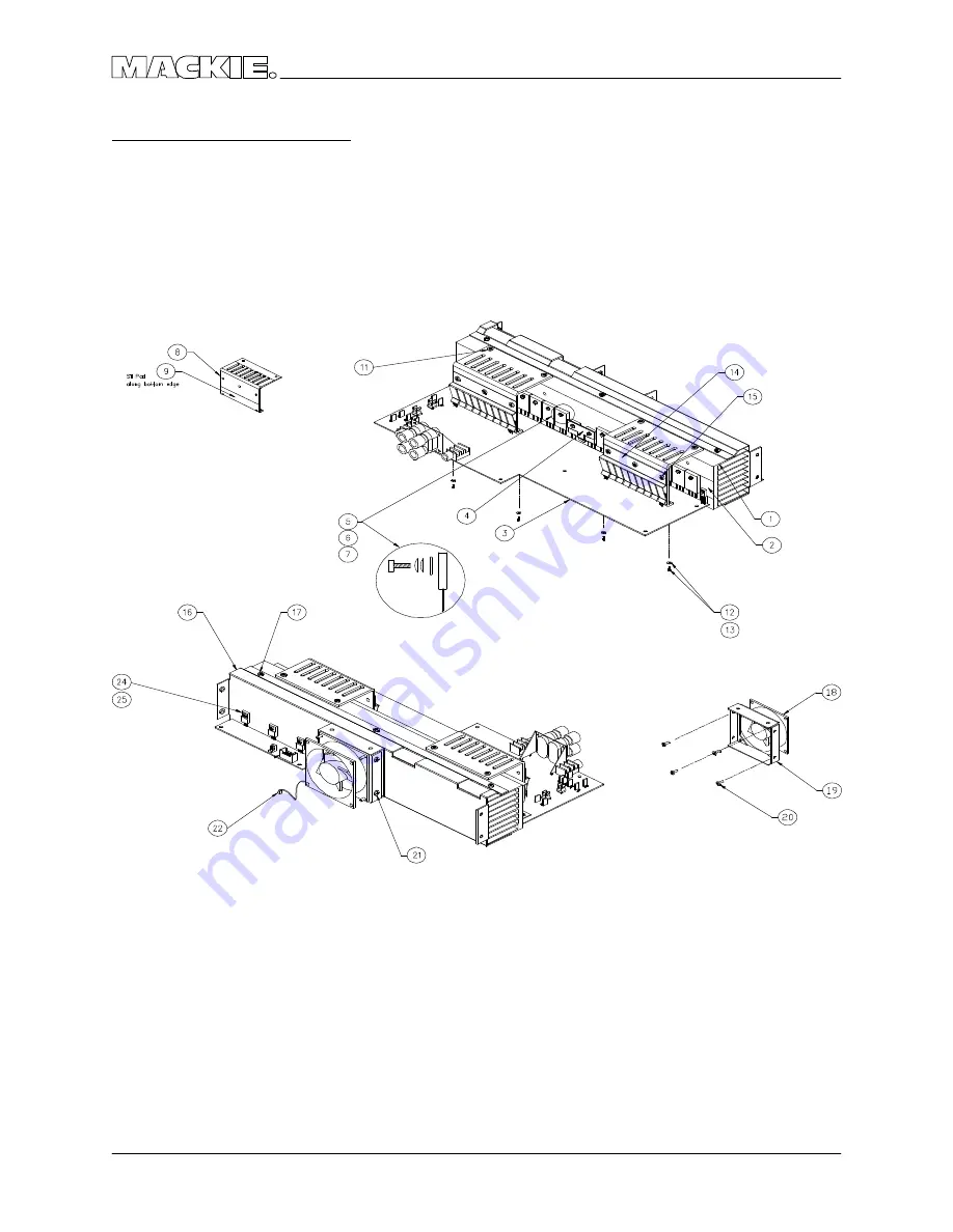 Mackie FAST RECOVERY M-1200 Service Manual Download Page 20