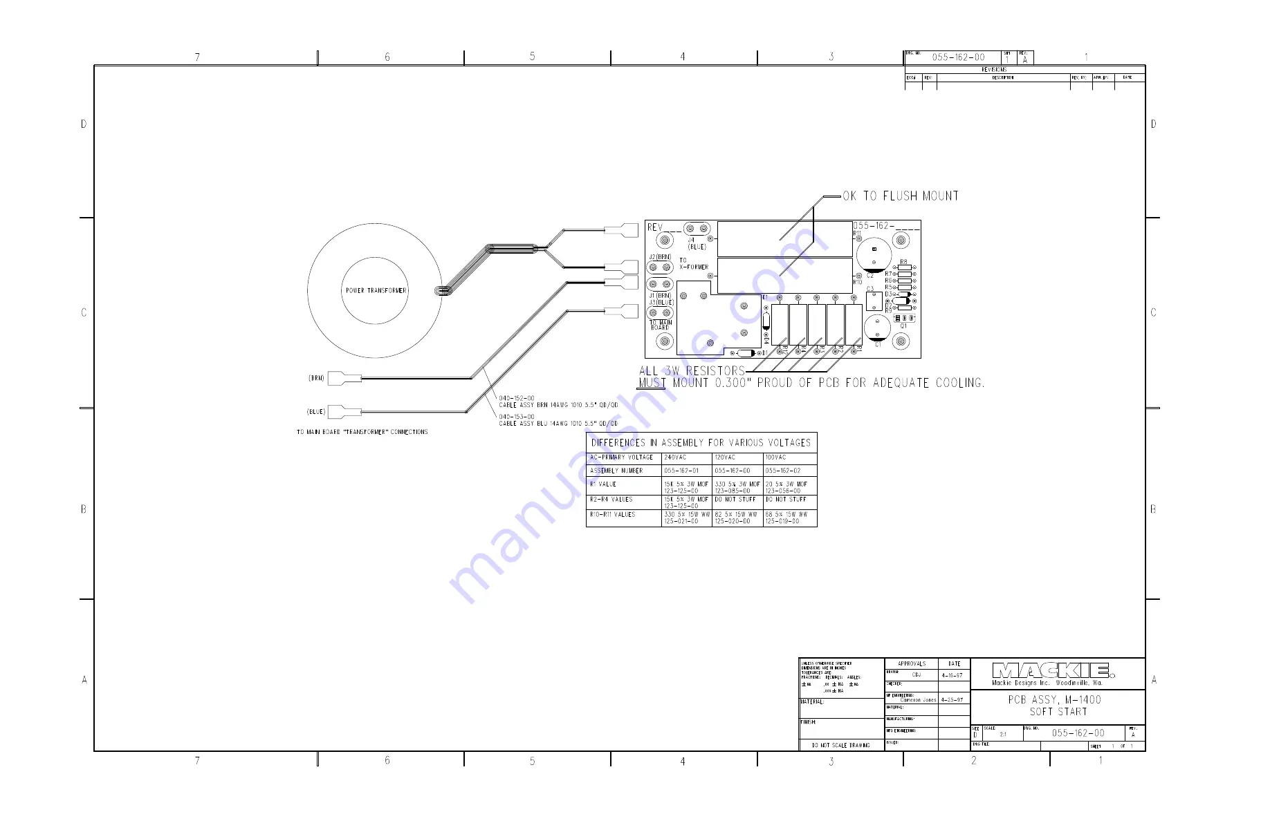 Mackie FAST RECOVERY M-1200 Service Manual Download Page 38