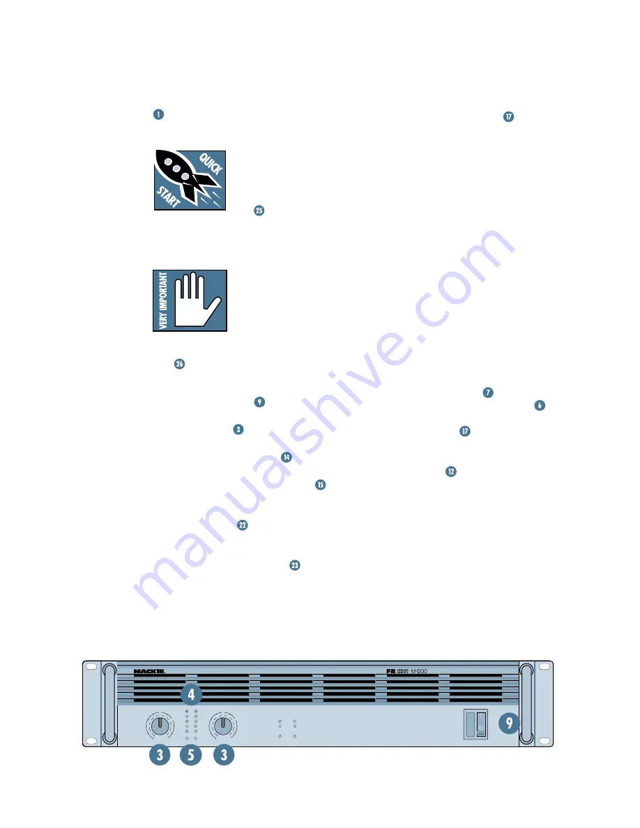 Mackie FR Series M-1200 Скачать руководство пользователя страница 4