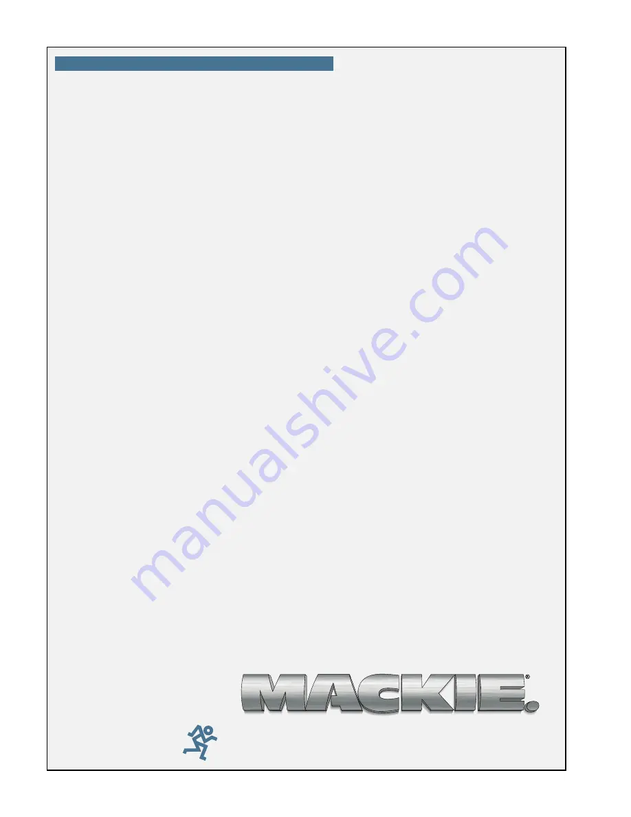 Mackie FR Series M-1400i Brochure Download Page 4