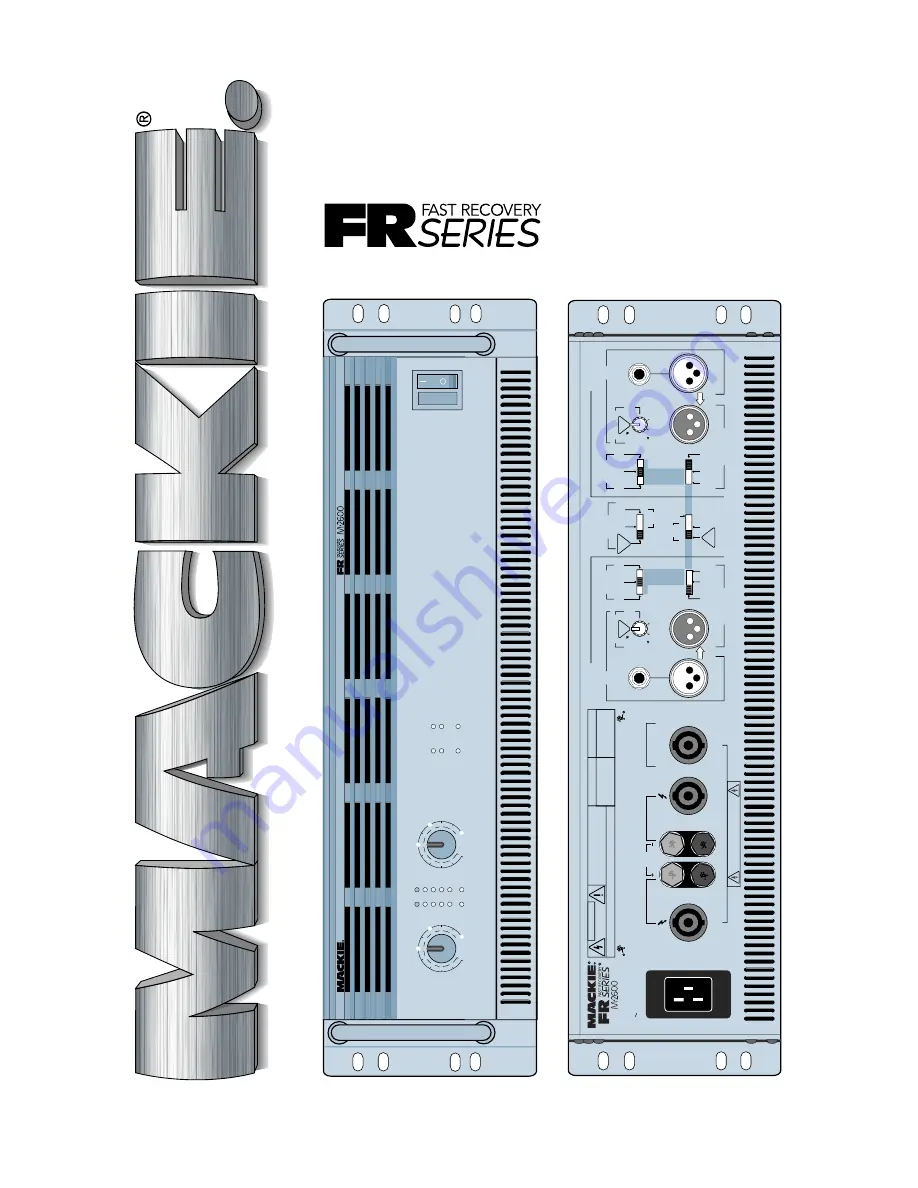 Mackie M-2600 Скачать руководство пользователя страница 1