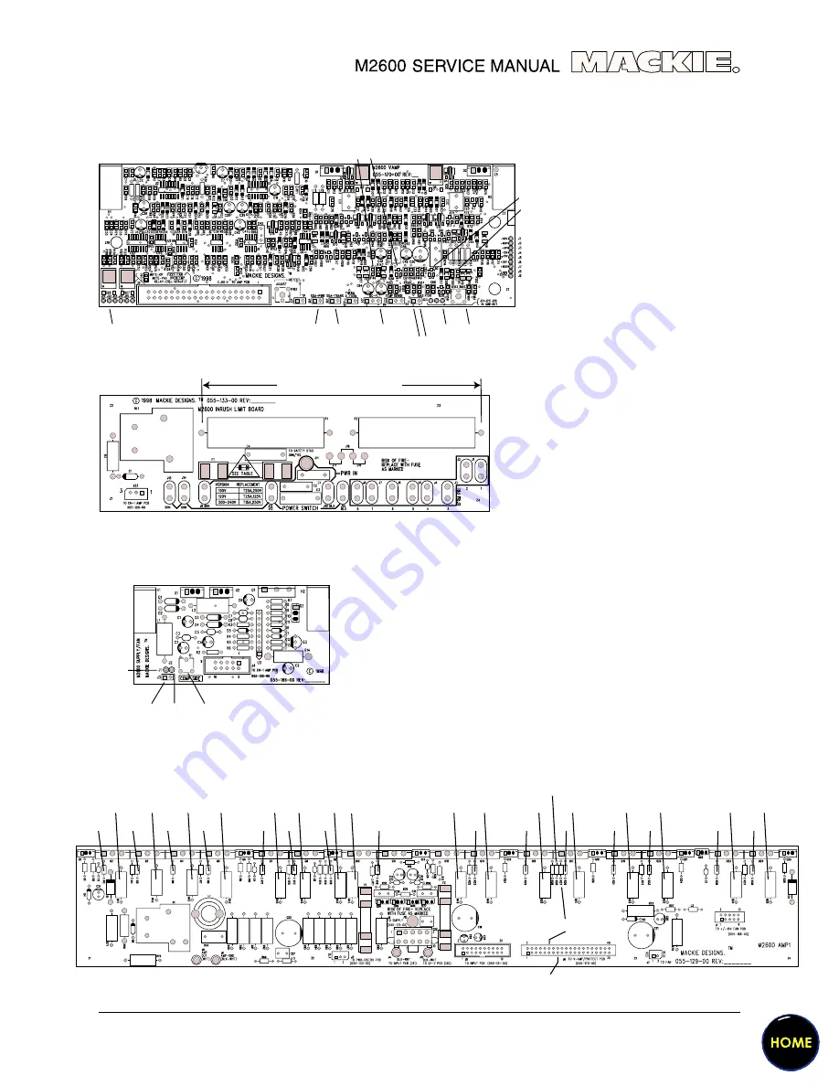 Mackie M-2600 Service Manual Download Page 7