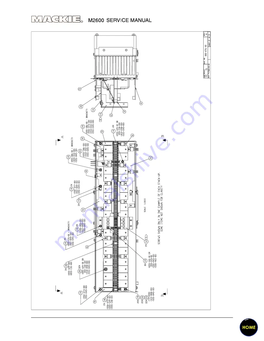 Mackie M-2600 Service Manual Download Page 18