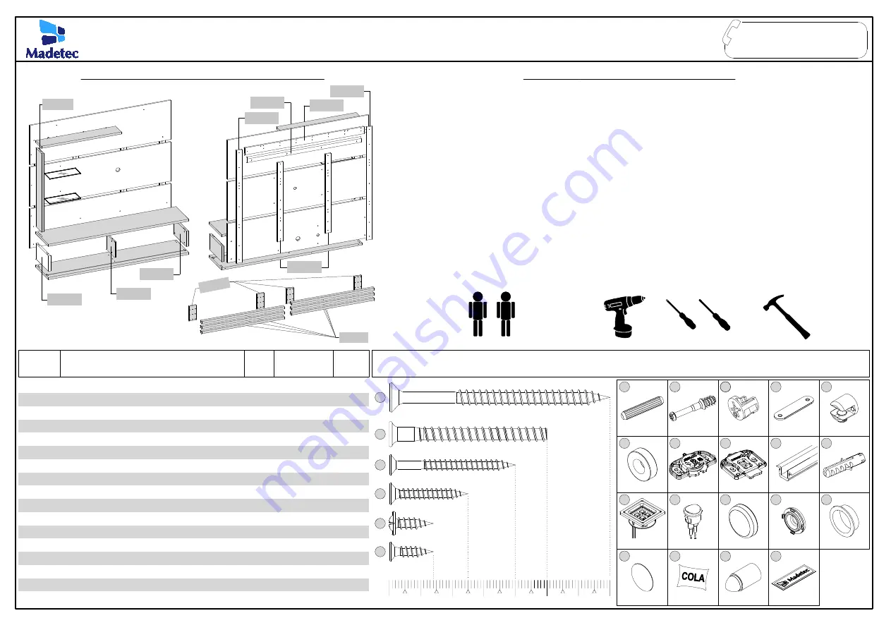 Madetec FRIZZ SELECT 280 Assembly Instructions Manual Download Page 1