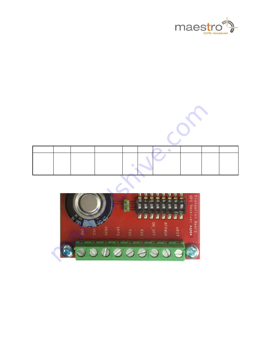 Maestro EVA1084 Скачать руководство пользователя страница 12