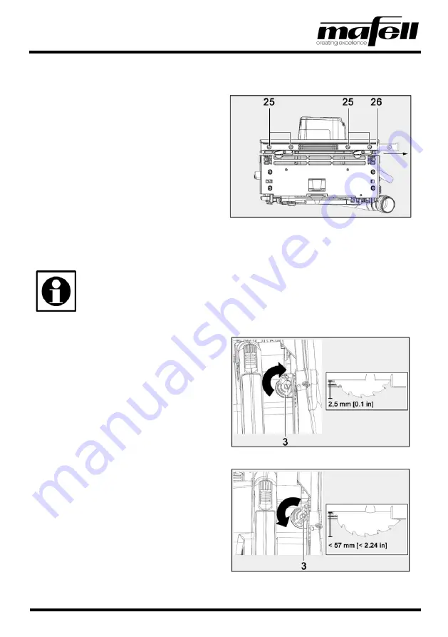 Mafell MT55cc Operating/Safety Instructions Manual Download Page 25