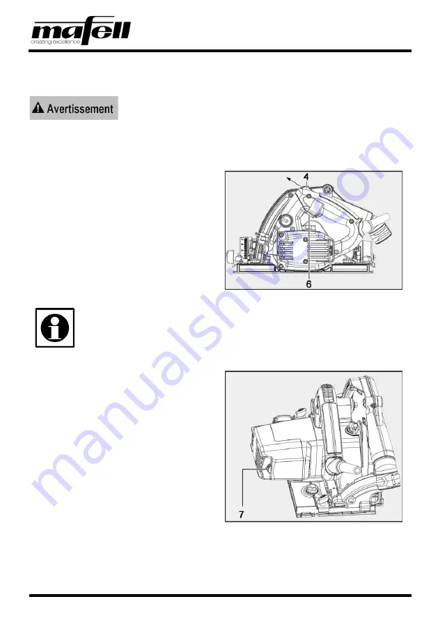 Mafell MT55cc Operating/Safety Instructions Manual Download Page 46