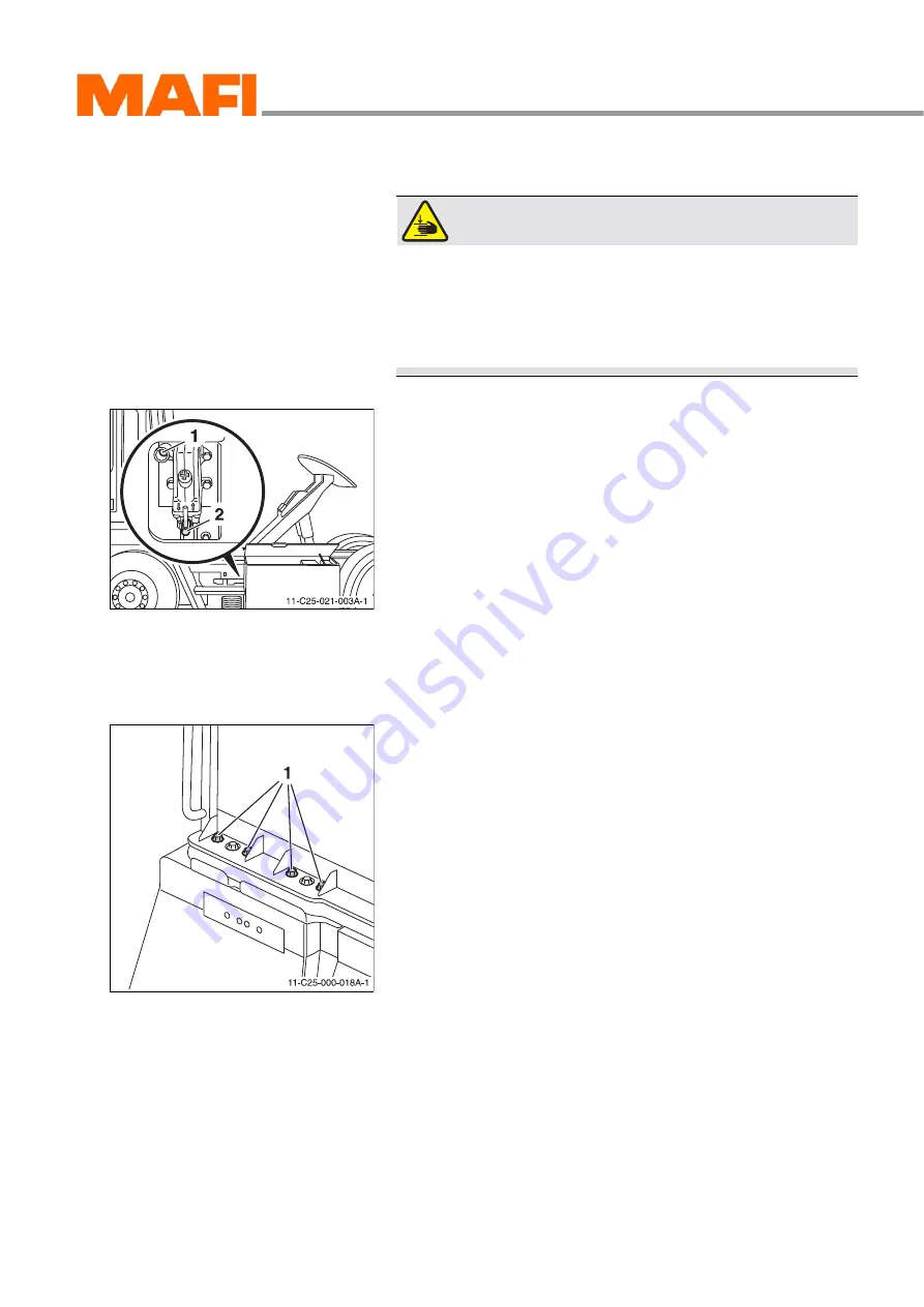 MAFI MT 25 Maintenance Manual Download Page 43