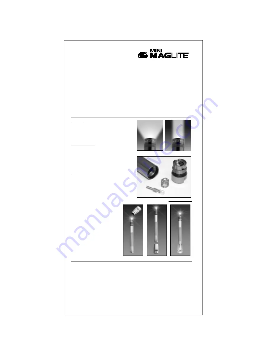 MAG Mini Mag-Lite Manual Download Page 3