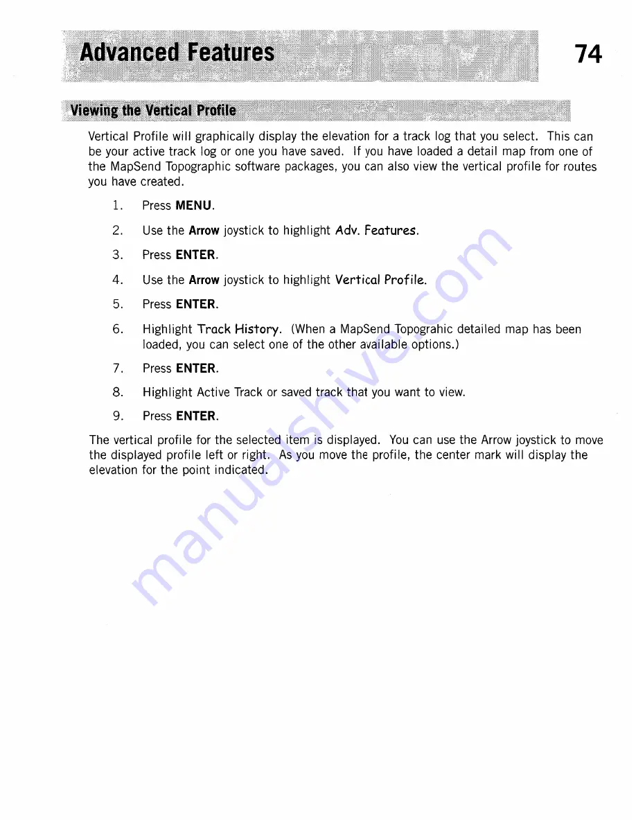 Magellan eXplorist Basic User Manual Download Page 105