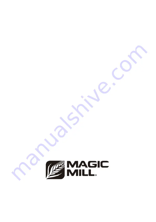 Magic mill MFD-7070 Instruction Manual Download Page 20