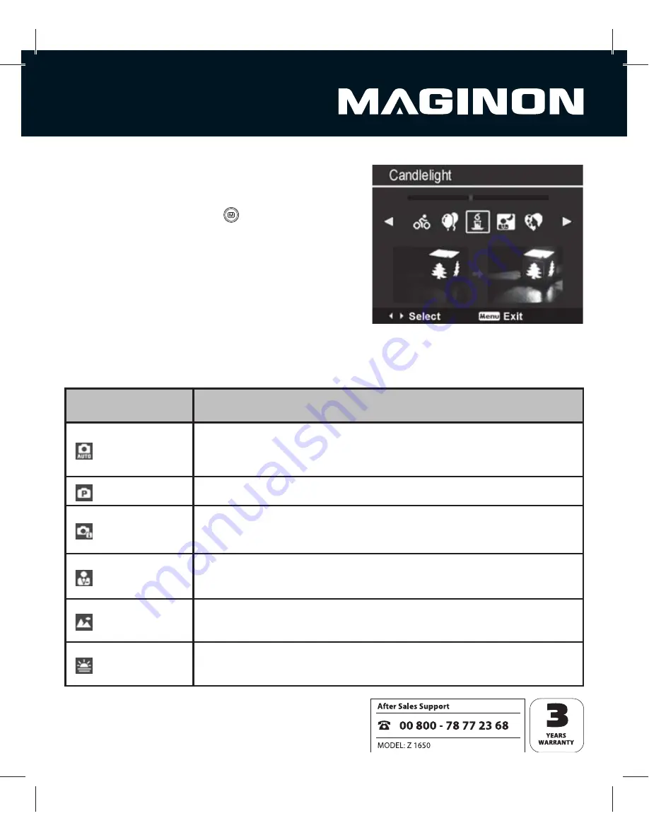 MAGINON Z 1650 Скачать руководство пользователя страница 22