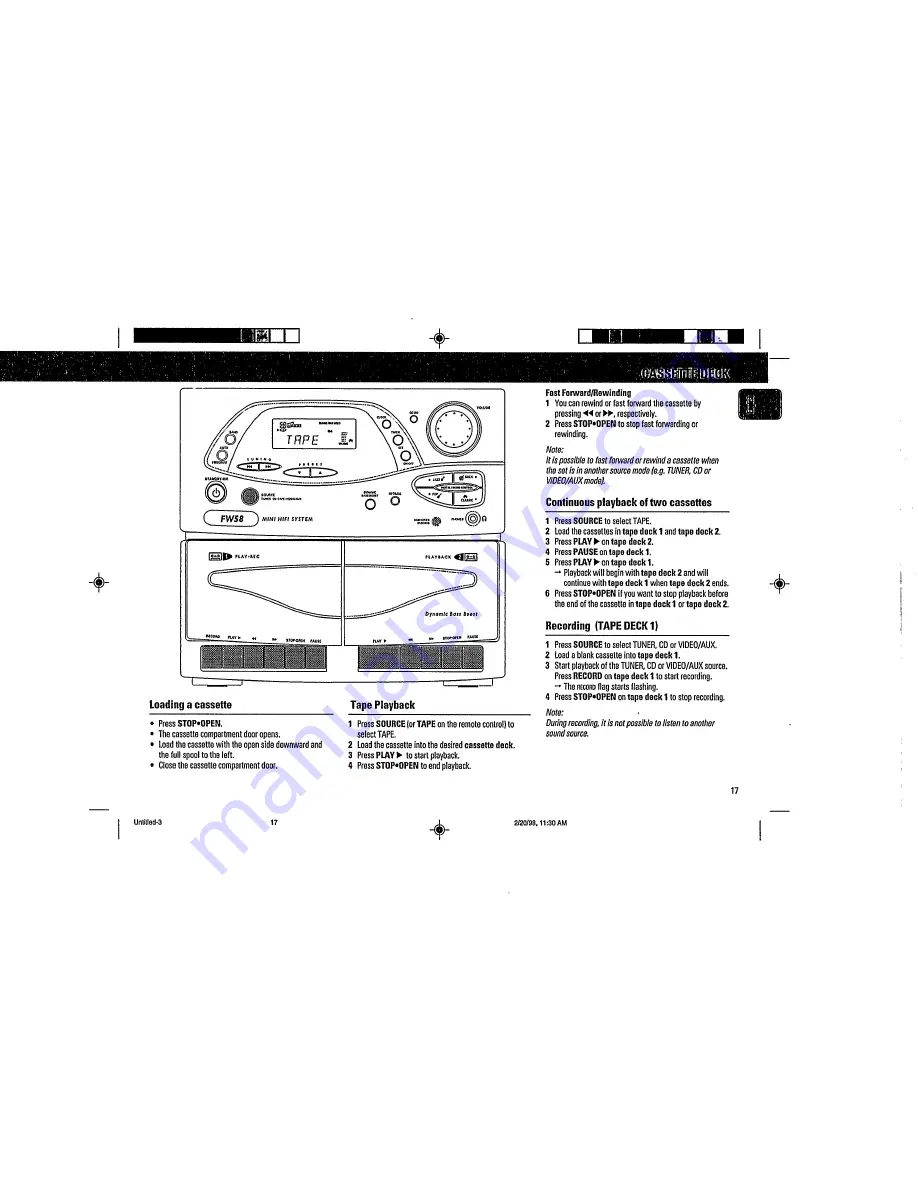 Magnavox FW58 User Manual Download Page 18