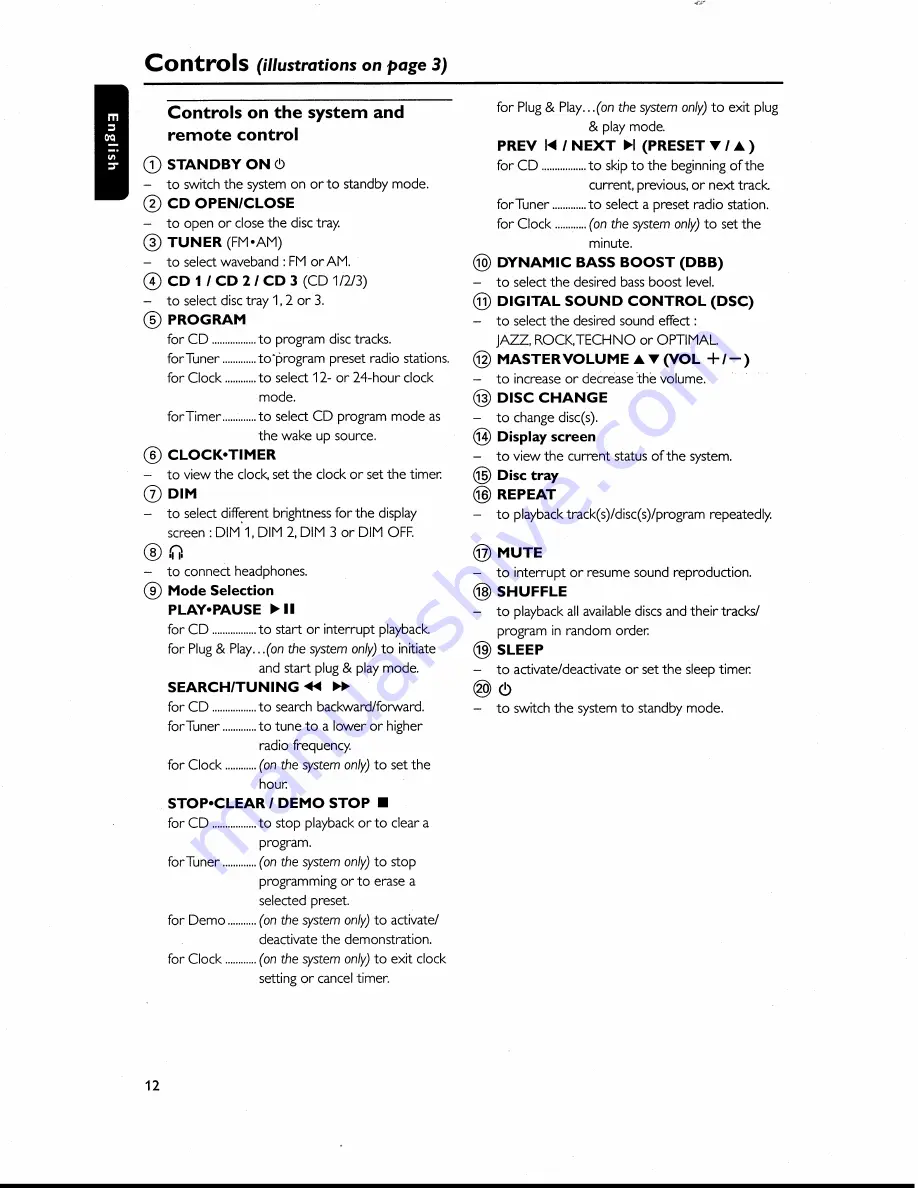 Magnavox MAS-80 User Manual Download Page 12