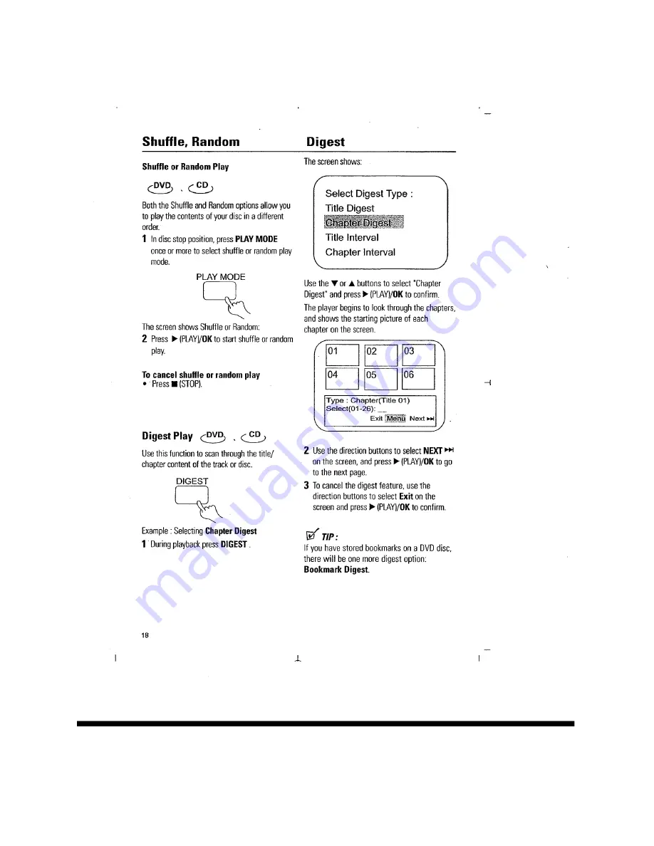 Magnavox MPD720 Owner'S Manual Download Page 18