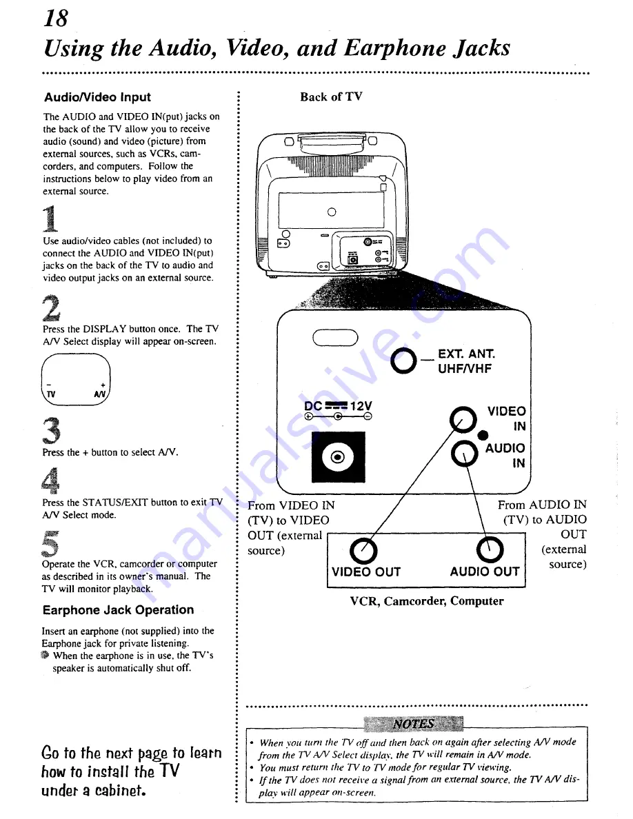 Magnavox PR0910X Owner'S Manual Download Page 18