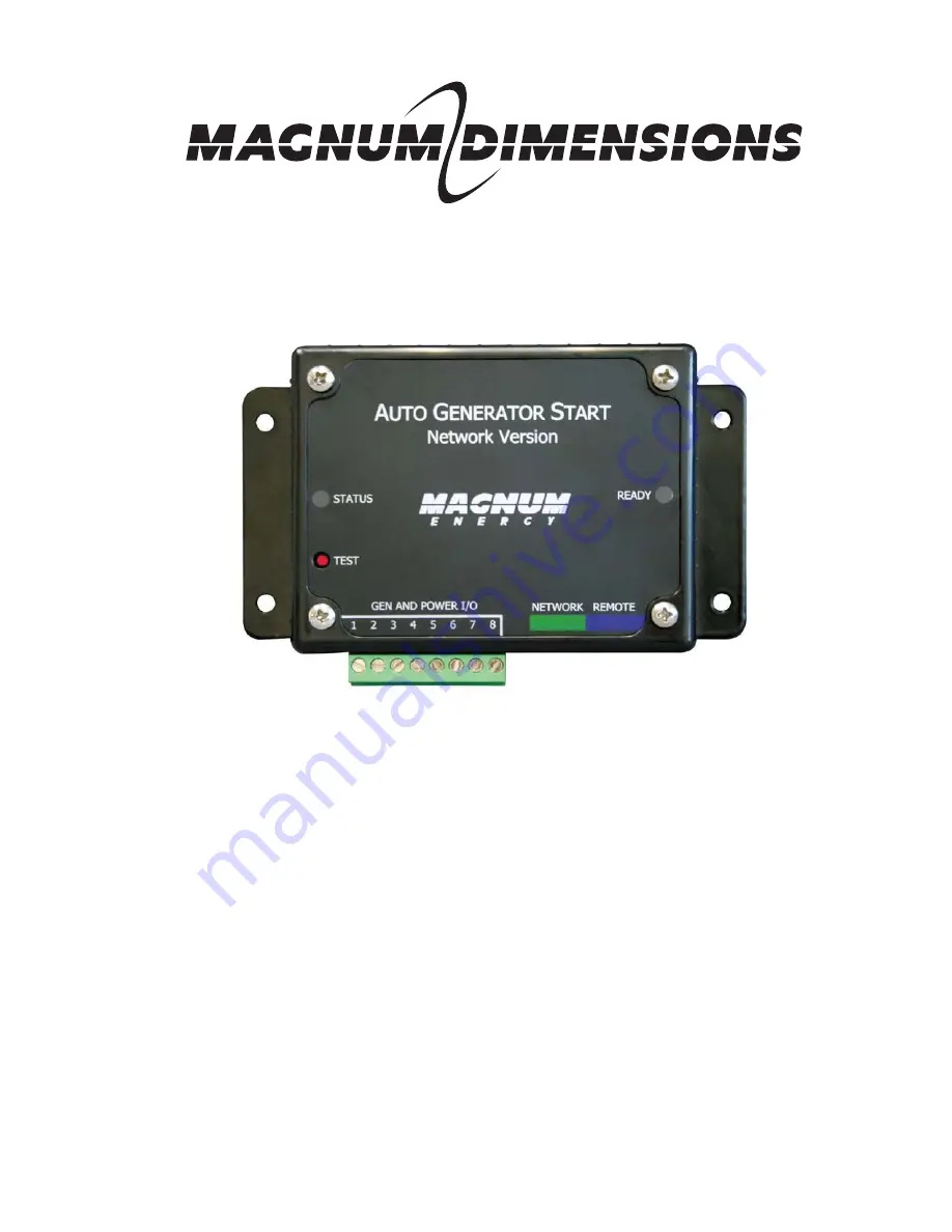 Magnum Dimensions ME-AGS-N Owner'S Manual Download Page 1