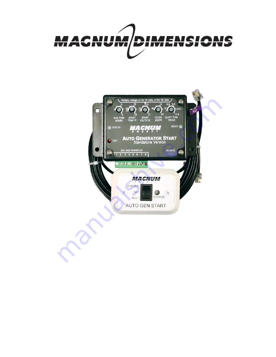 Magnum Dimensions ME-AGS-S Owner'S Manual Download Page 1