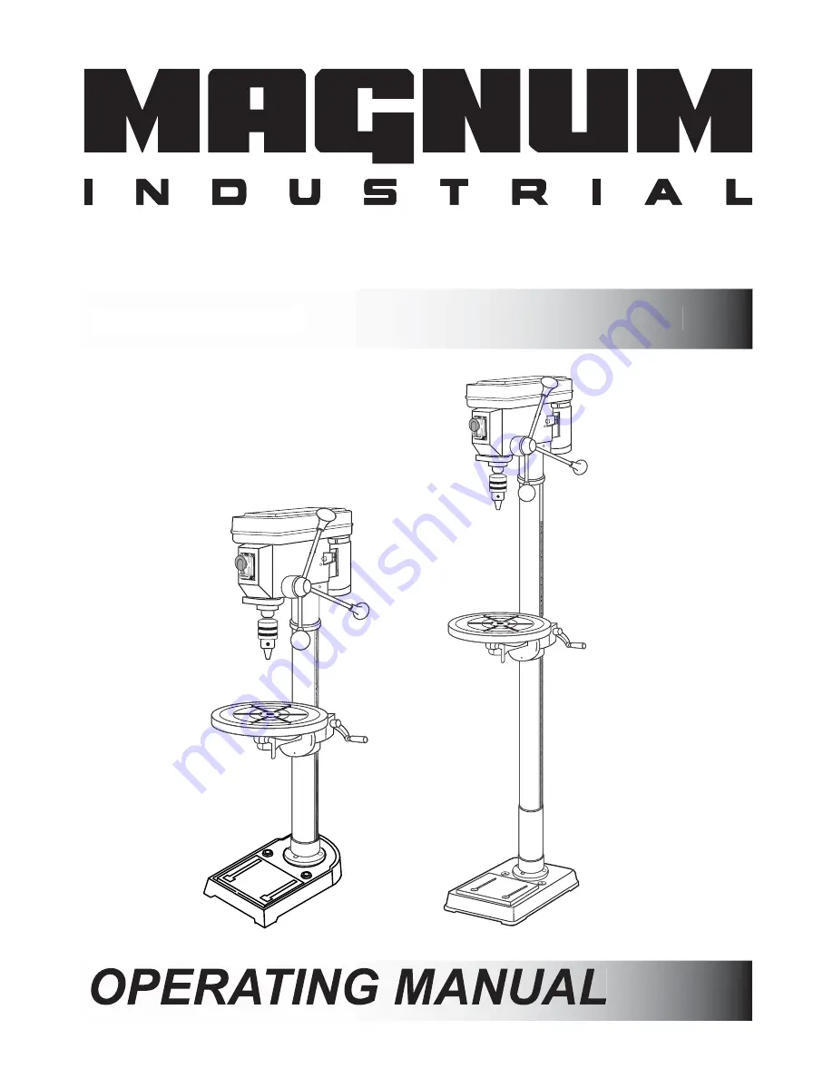 Magnum MI-76100 Operating Manual Download Page 1