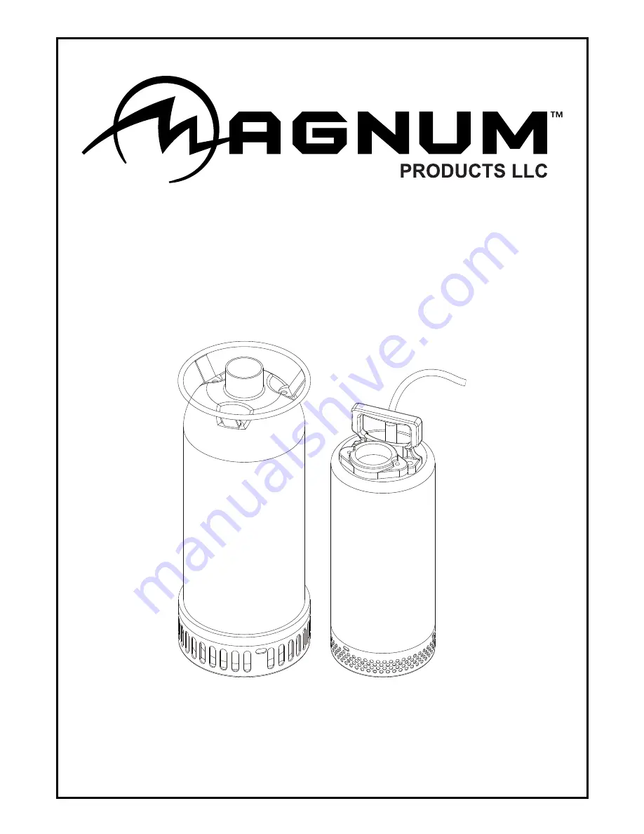 Magnum MSC 2101 Operating & Parts Manual Download Page 1