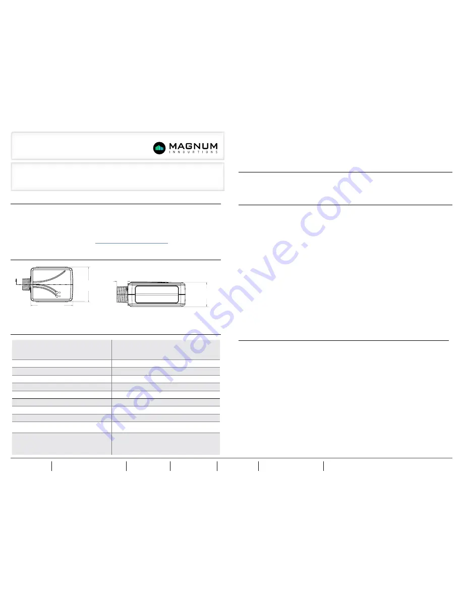 Magnum Mx-UTR-L3 Installation Manual Download Page 1