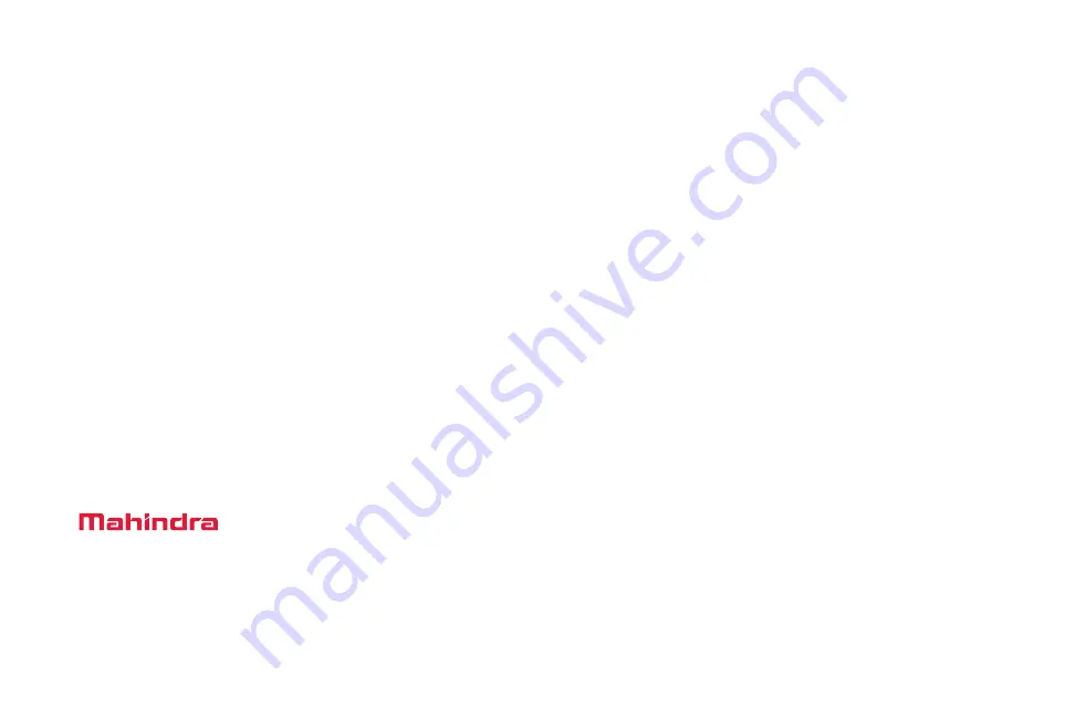 Mahindra MARAZZO M2 2020 Owner'S Manual Download Page 2