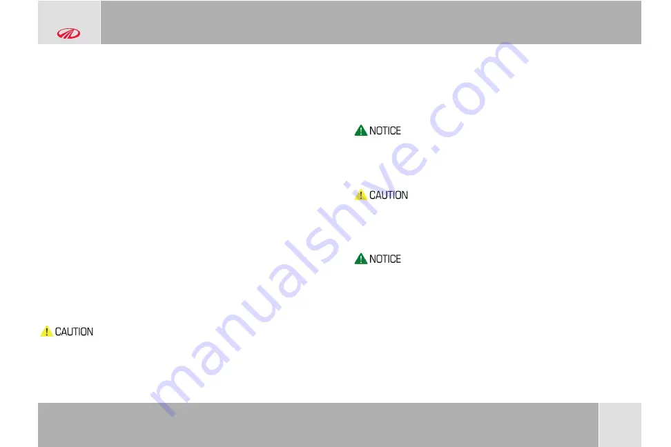 Mahindra MARAZZO M2 2020 Owner'S Manual Download Page 123