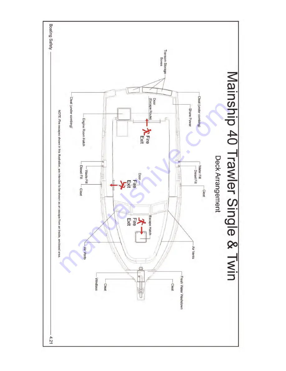Mainship 40 Trawler Single Скачать руководство пользователя страница 153