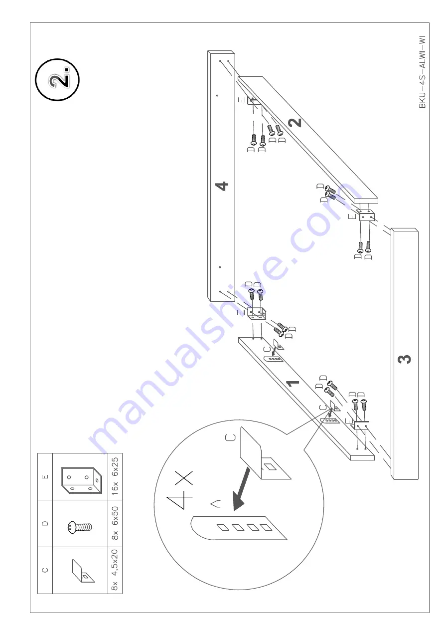 Maintal Cueno EB SH47 BK OHNE Assembly Instructions Manual Download Page 5