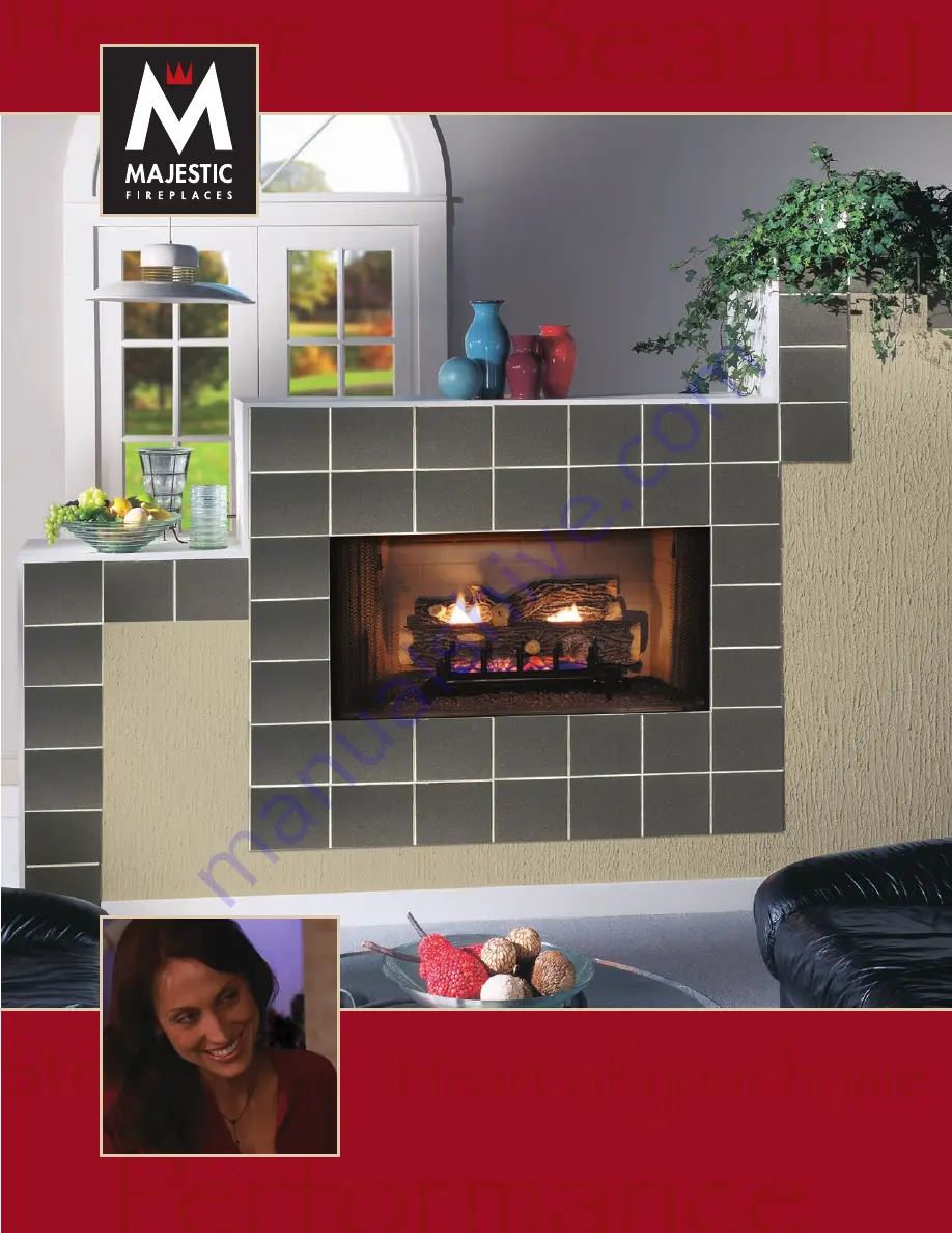 Majestic fireplaces FireStage UVHK23RP Brochure & Specs Download Page 1