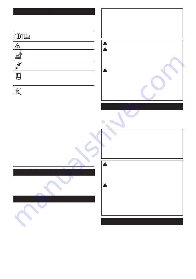 Makita 0088381898836 Instruction Manual Download Page 60