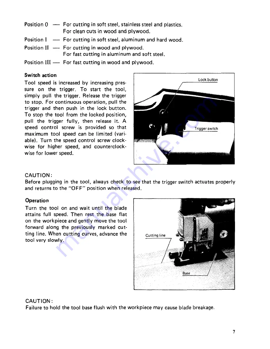 Makita 4301BV Instruction Manual Download Page 7