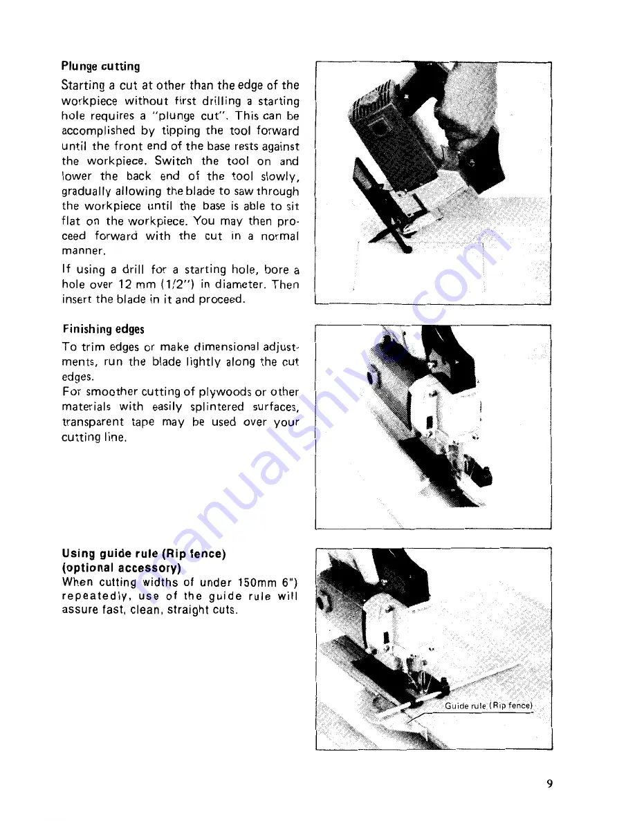 Makita 4301BV Instruction Manual Download Page 9