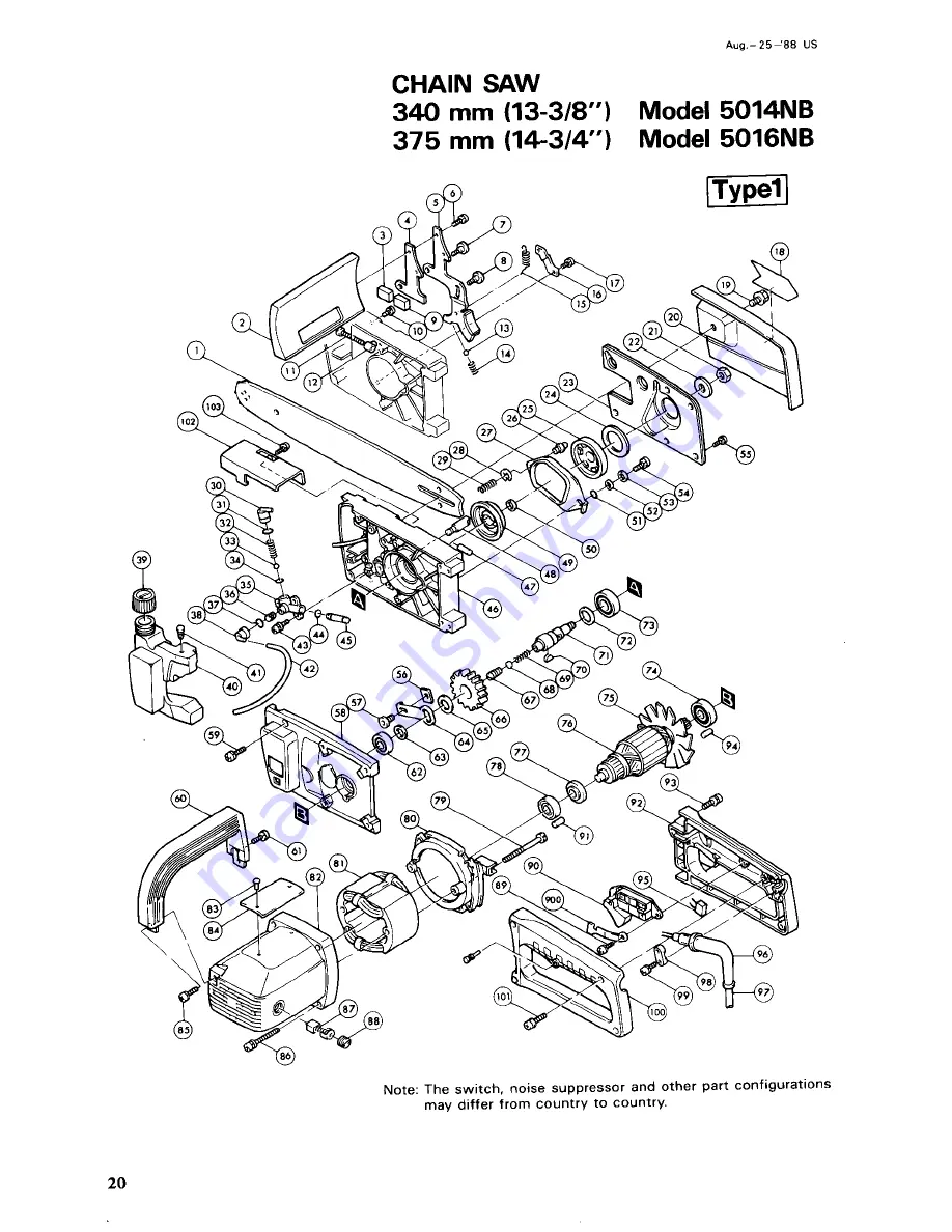 Makita 5014NB Скачать руководство пользователя страница 20