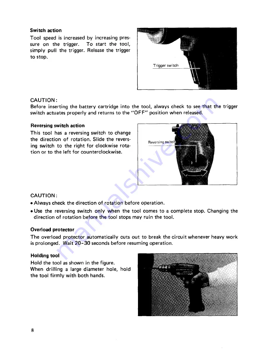 Makita 6071DW Instruction Manual Download Page 8